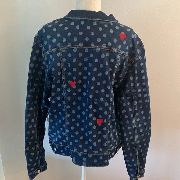 LuLaRoe NWT Kenny jean jacket 3XL - Picture 7 of 16